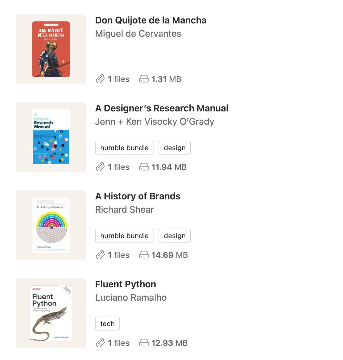 Screenshot of book covers displayed in a visual grid